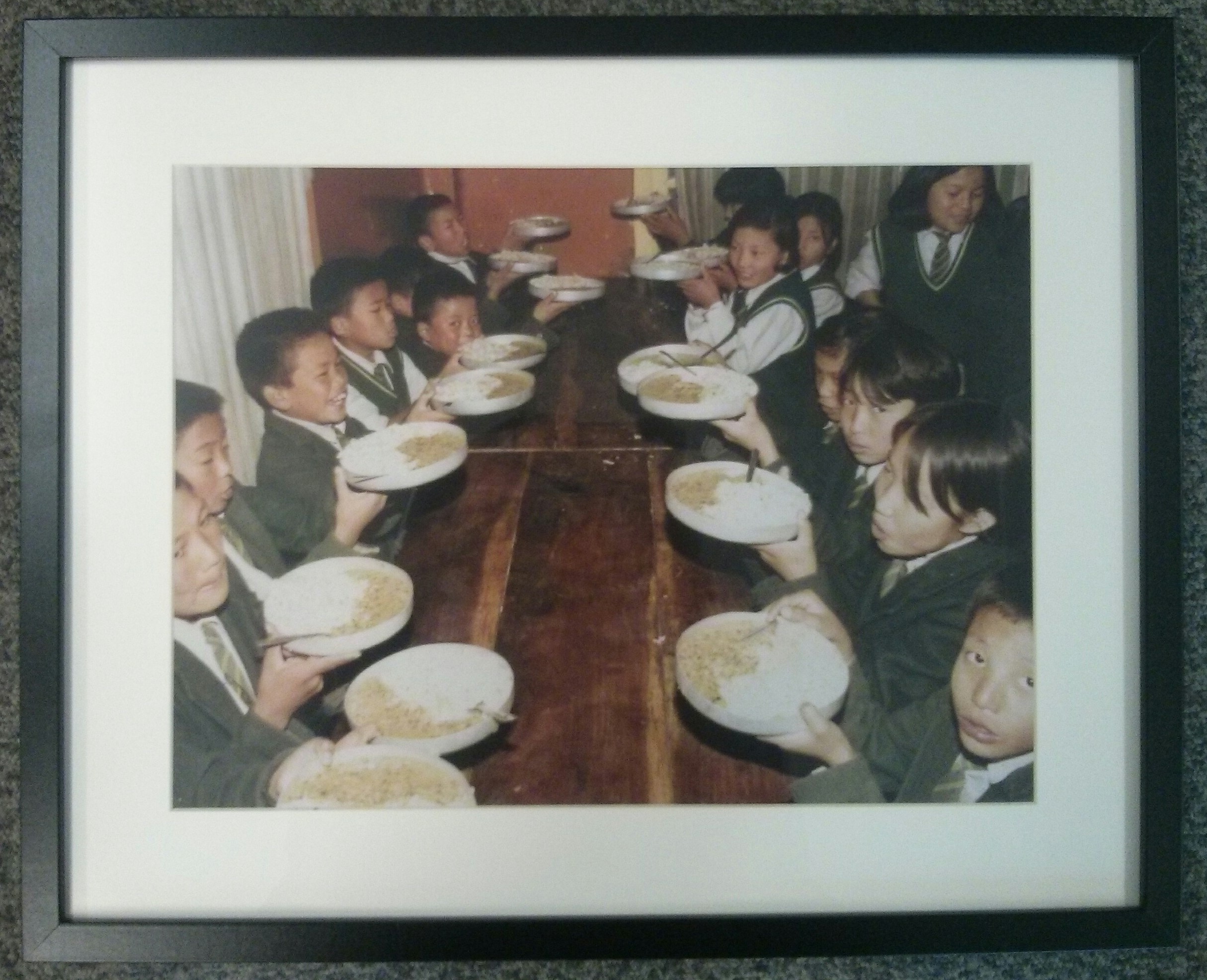Meal time at Tibetan Homes Foundation